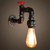 Antique Imetation Classic Metal American Style Wall Lamp for Hotel/Cafe/Bar/Pub Retro Tap Water Pipe Decorative Wall Lights