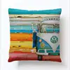 Hot Selling Cartoon Animals Car Series Office Cushion For Leaning On Of The Sitting Room The Waist Pillow Pillowcase