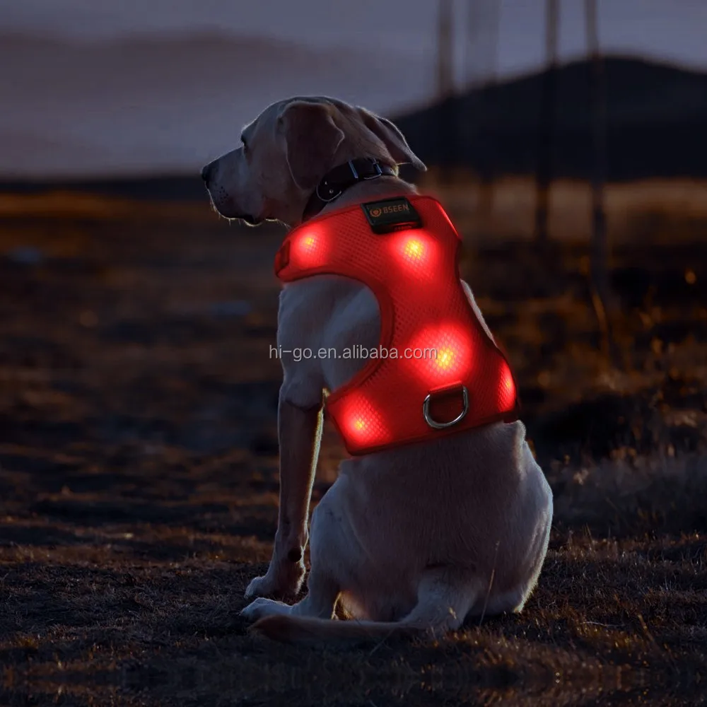 Pet Accessories Led Flashing Light Up Security Dog Harness Buy