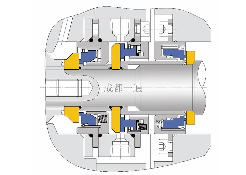 dry gas seal for chemical pump for high speed high pressure pump