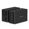 Dual bay 3.5" dual hard disk array box storage solution SATA hard drive box DB3502C