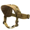 Durable Custom Adjustable Safety No Pull K9 Military Tactical Front Range Large Padded Dog Chest Harness Vest Training