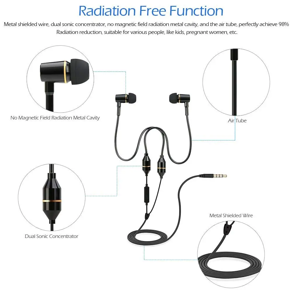 EMF Harmonizer Audio for Wireless Headphones & Earbuds