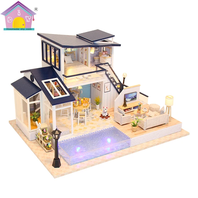 dollhouse and accessories