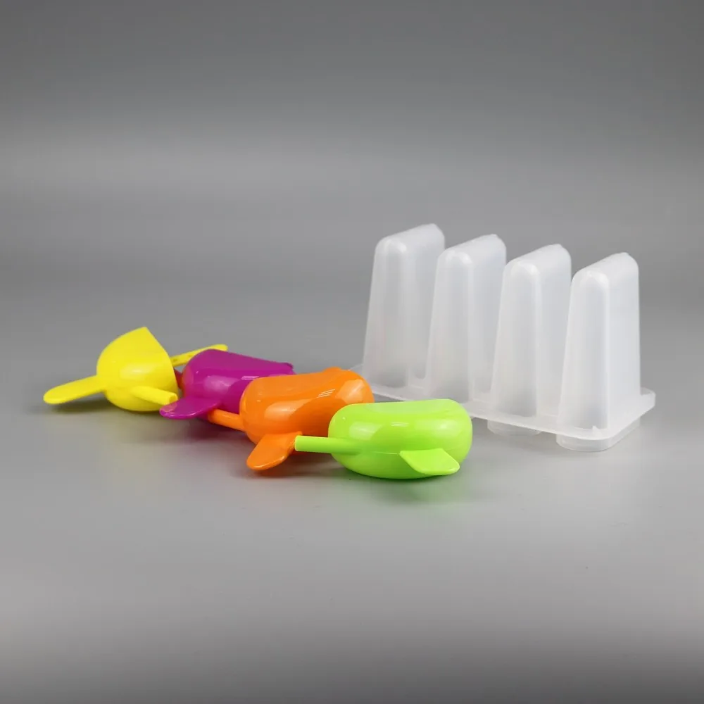 Commercial Popsicle Ice Molds 4 Pcs Bpa Free Plastic Popsicle Mould Buy Popsicle Mould