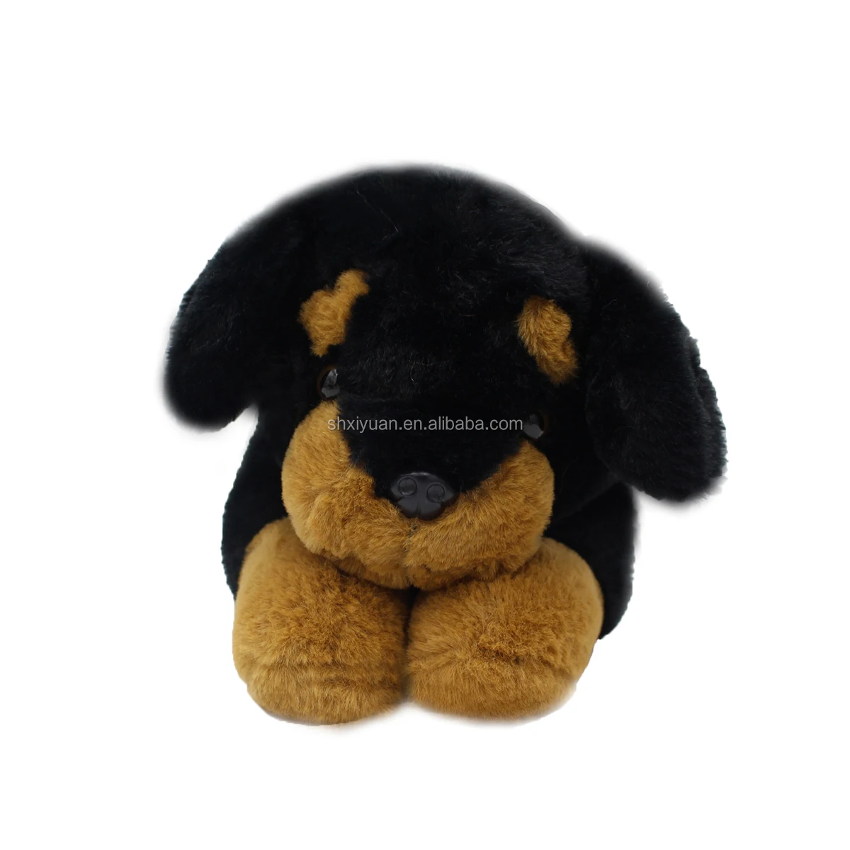 Lovely Wholesale 12 '' Laying Down Plush Dog Toy Stuffed Animal Big Head  Black Dog - Buy Black Dog,Plush Dog,Stuffed Animal Black Dog Product on  