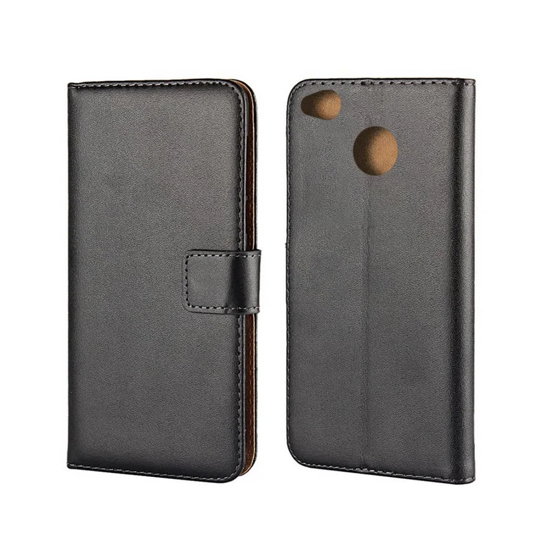 Book Wallet Flip leather case For Redmi 4x pouch India Version