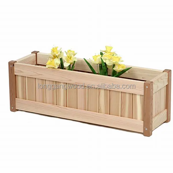Hot Small Wood Box Indoor Planter Boxes