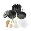 1 - 2 Outdoor picnic hiking aluminum Backpacking Pot pan Portable Camping Cookware