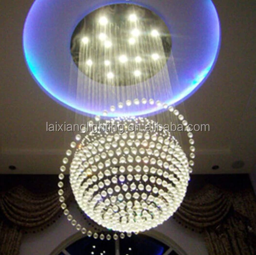 Neues konzept glowing fiber optic ring pendelleuchte-Kronleuchter ...