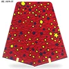 Fashion Trend Ankara African Wax Print Fabric 6 Yards Real Wax Fabric Yellow Color Hollandais Dutch Wax For Patchwork