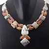 Jasper, Biwa Pearl Necklace plated 925 Sterling Silver 65 Gms 18-20 Inches