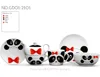 cute panda decor ceramic giftware porcelain dinner set with teapot set