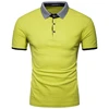 New men's short sleeves. Pure color polo unlined upper garment The high-quality goods