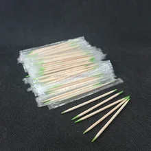 Naturel Cure-Dent en Bois de Bouleau Avec Saveur de Menthe Dans La Couverture En Plastique Pack (Bo&icirc;te De Papier Int&eacute;rieure) De 1000 Pi&egrave;ces