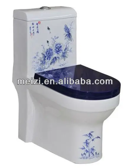 China bathroom one piece shower toilet bowl ceramic