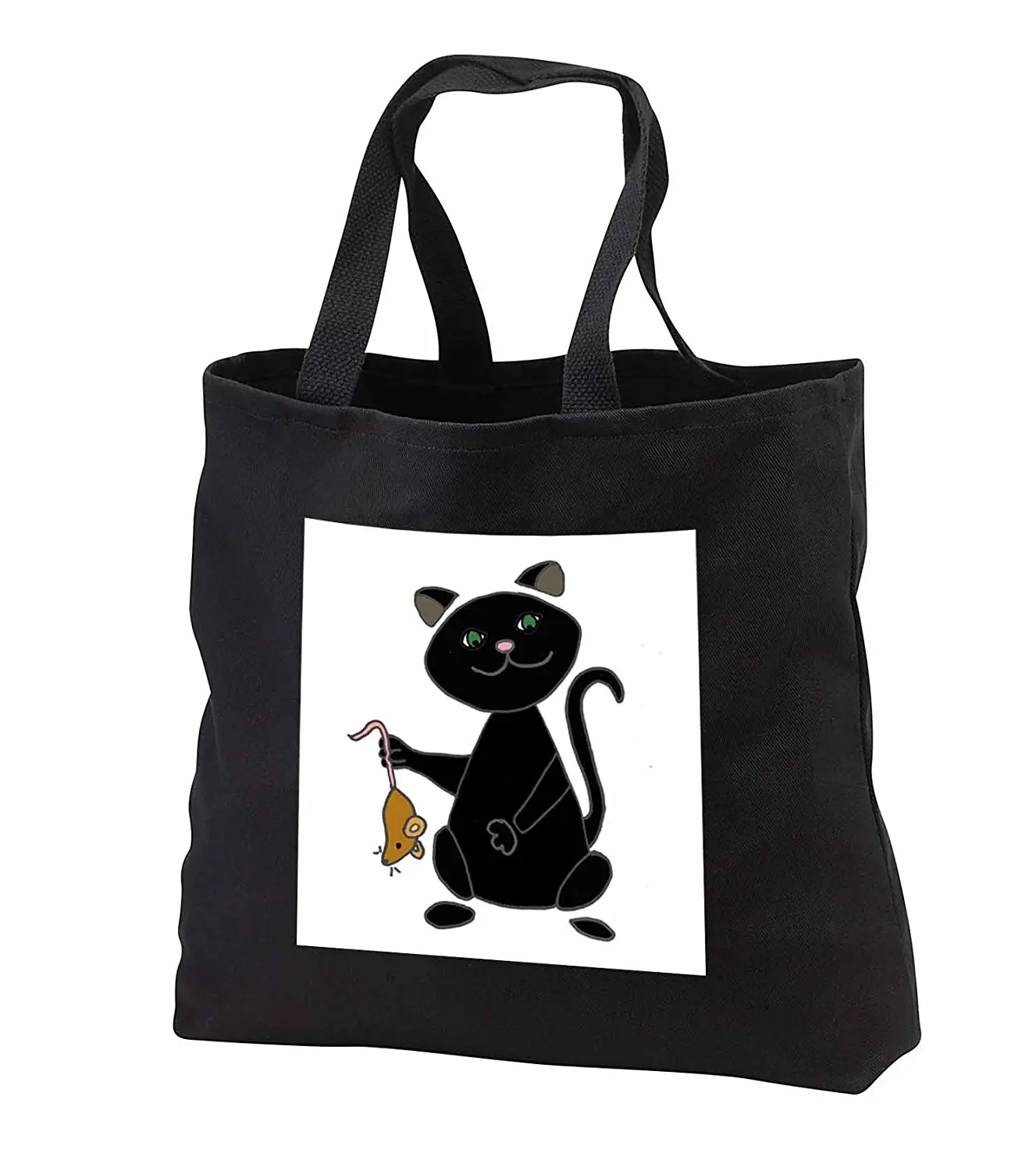 cute black tote bags