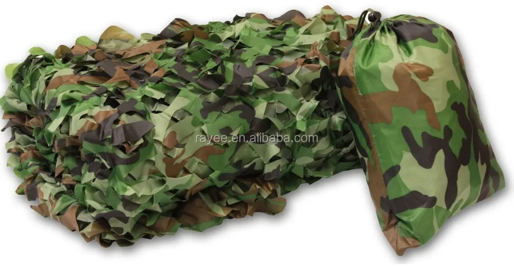 KOMBAT CAMOUFLAGE NETTING WITH MESH ROPE BACKING 3 X 2M GREEN 