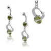 Wholesale free belly button rings Indian fashion style vibrating body jewelry