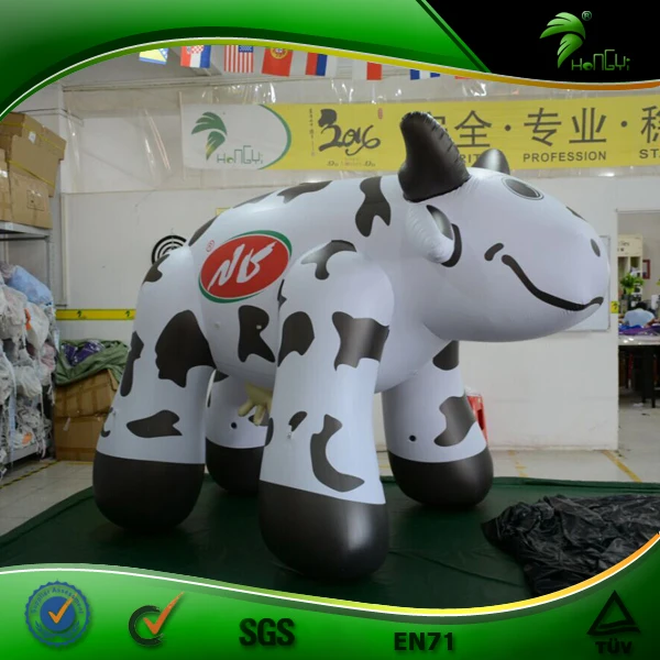Outdoor Commercial Advertising Inflatables Display Inflatable Cows Milk