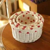 Home storage willow baskets for small articles
