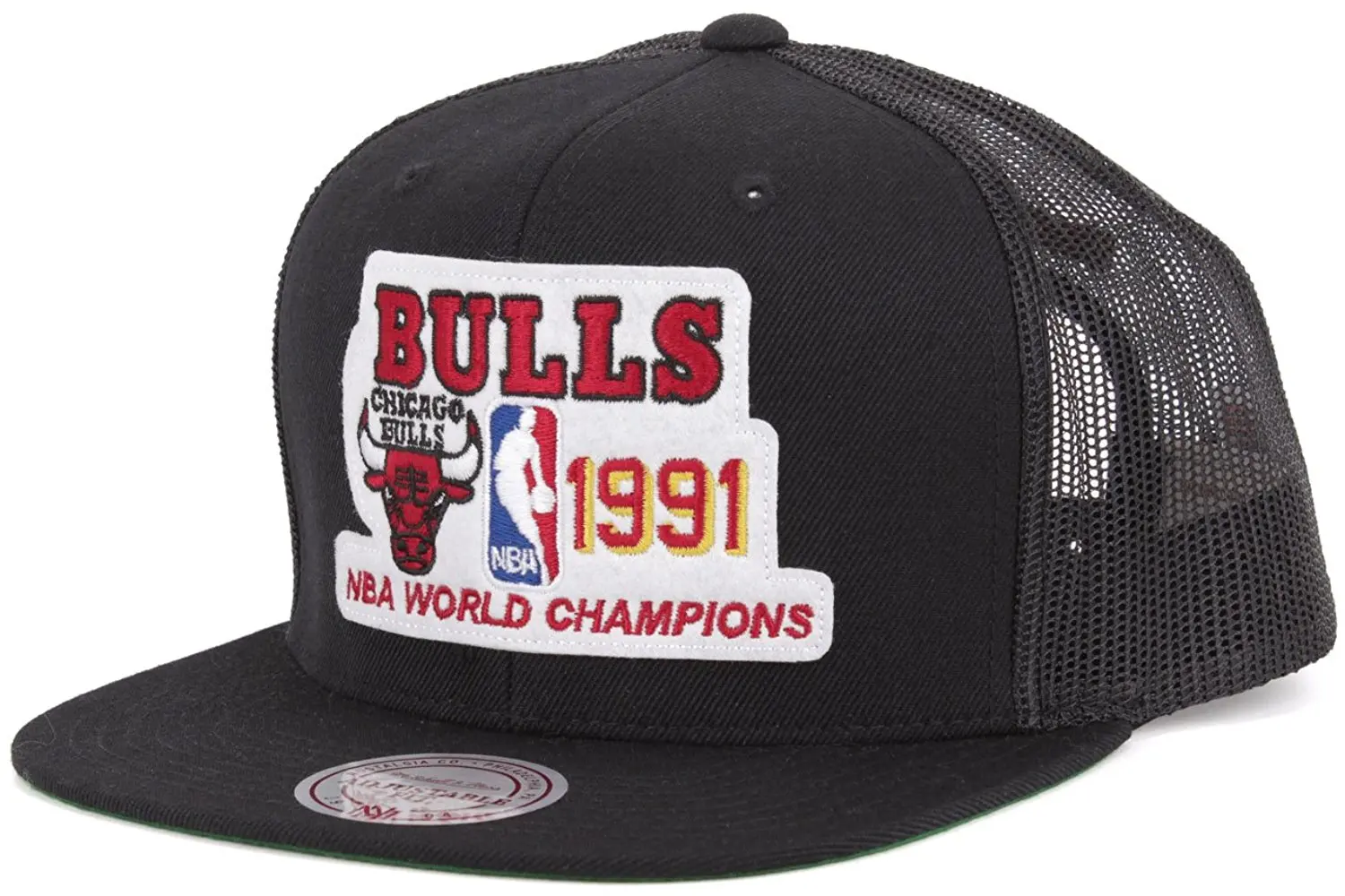 mitchell and ness chicago bulls championship hat