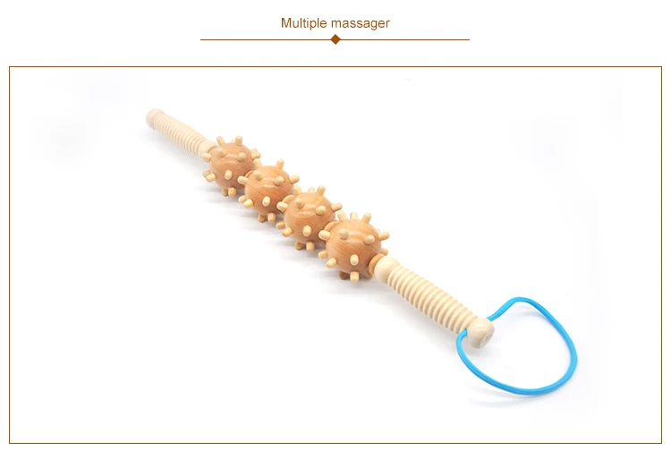 Mini Wooden Massage Roller Stick Muscle Relief For Hand Leg Foot Back