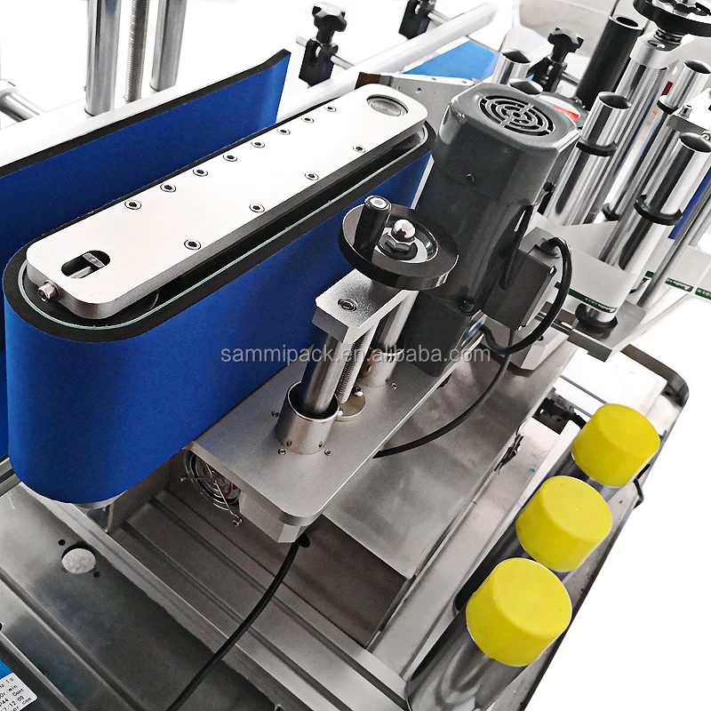 Automatic Round Bottle Labeler with PLC Touch Screen and Compact Design for 220V/50HZ Operation