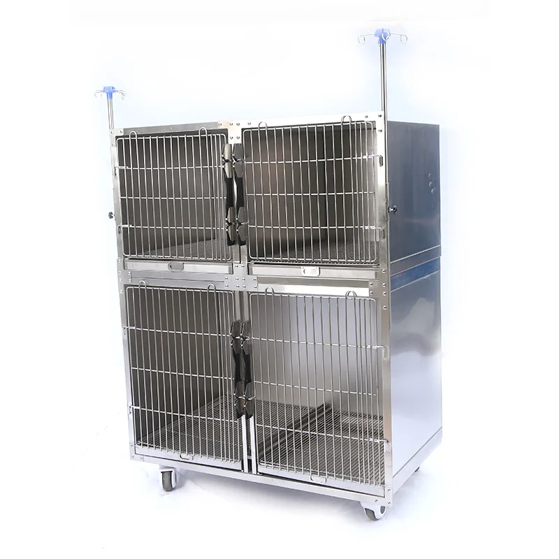 dog Breeding Cage Stainless Steel Dog Cages Modular Pet hospital Kennels