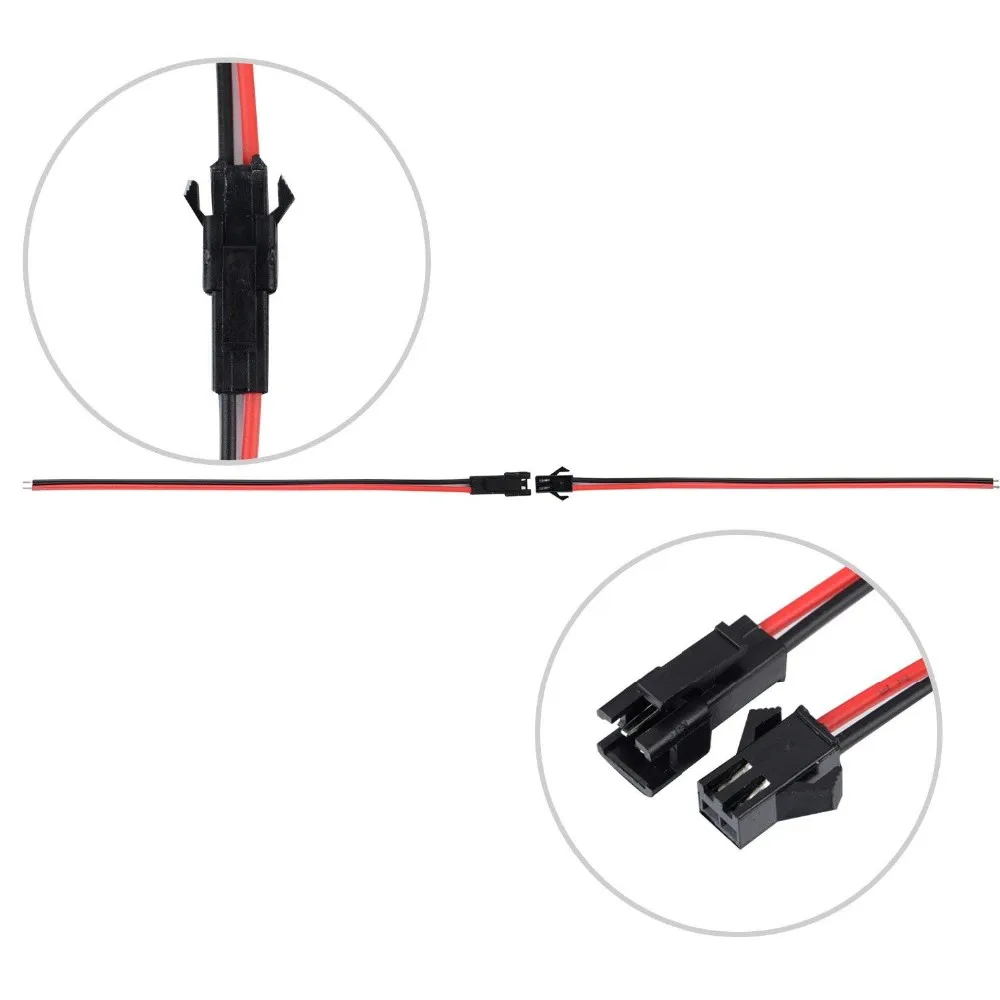JST SM Style 2.5mm Crimp Connector Kit - Plug, Socket & Crimps For 2-6 Pins (Wire-to-Wire)