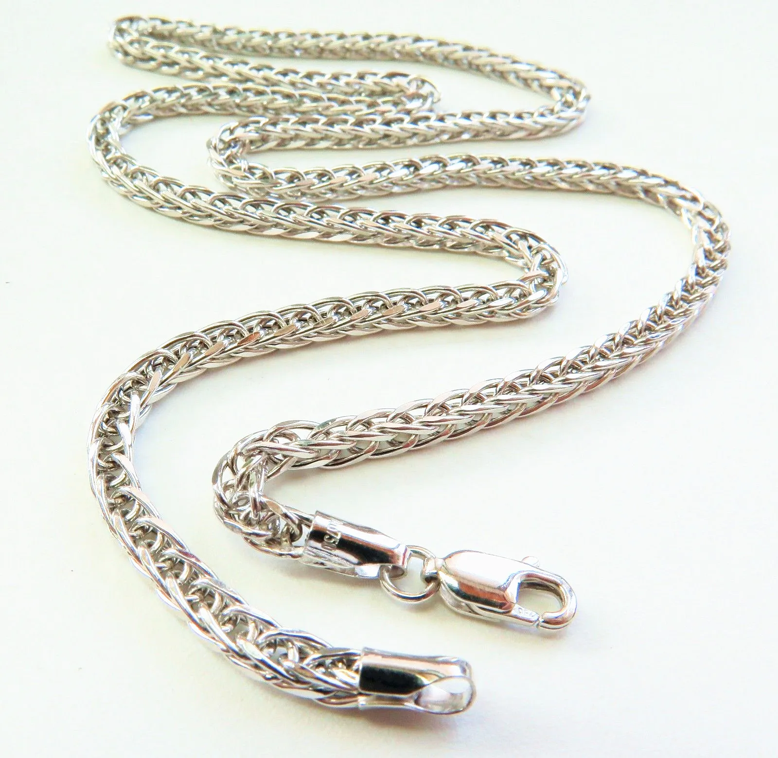 Factory Price 925 Sterling Silver Plate White Gold Chains For Men Factory Price 925 Sterling Silver Plate