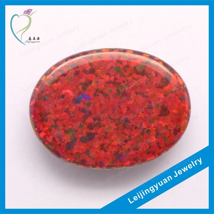 Synthetic Red Oval Shape Price Fire Opal For Sale - Buy Price Fire Opal