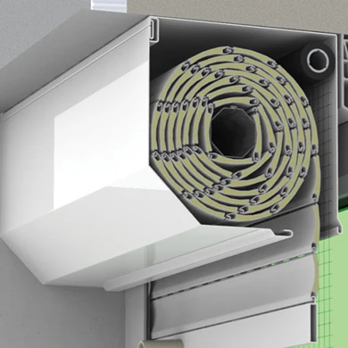 
aluminum roller shutter cover box 