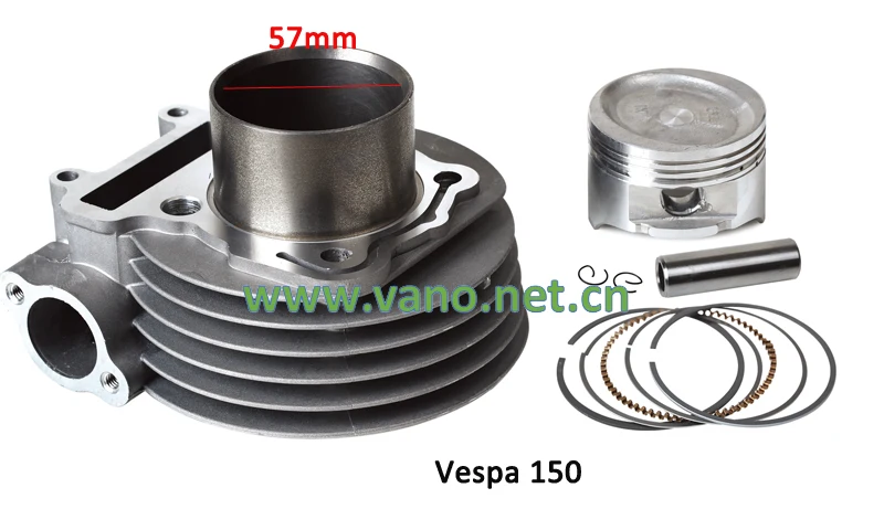 Vespa 150 cylinder block kits 57mm bore size