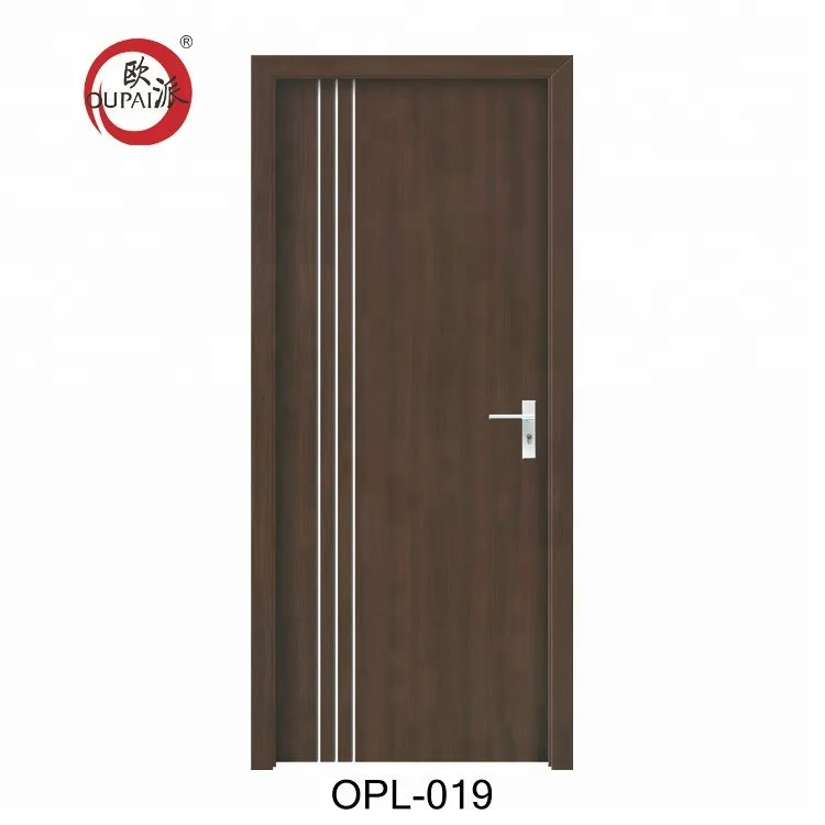 Новейший дизайн хороший дешевый стеклянный МДФ деревянная дверь межкомнатная дверь