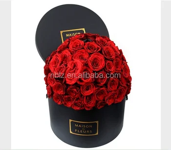 Luxury Custom Logo Material Cardboard Tube Rose Gift Paper Round Flower Box Buy Round Flower Boxgift Box Packagingflower Box Luxury Product On