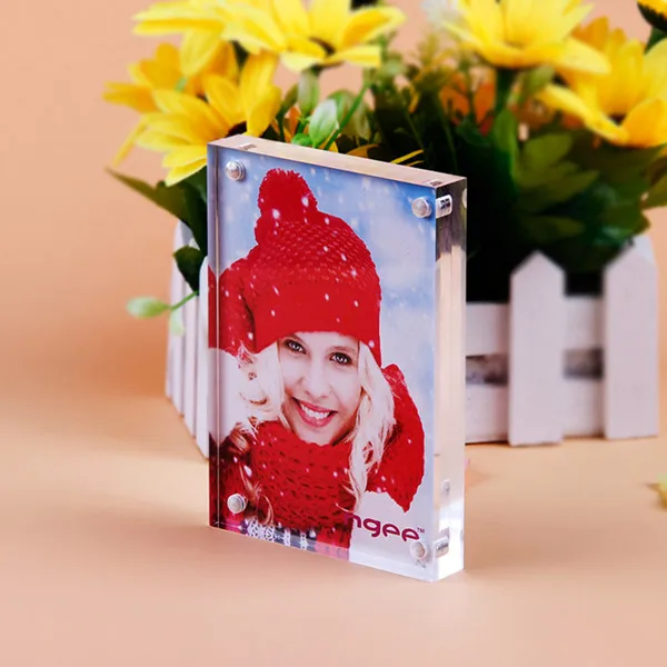 Clear Acrylic Display With Logo Solid Cube Acrylic Photo Blocks Frame Buy Sexy Photo Picture