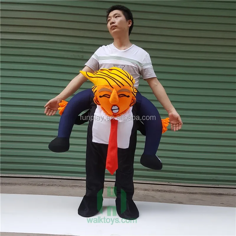 2023 Christmas Ox Riding Costume Carrying Man Costume Ride On Fancy