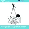 Brand new camera platforms with collapsable risers, carpet switch back wheelchair ramp for stage decoration