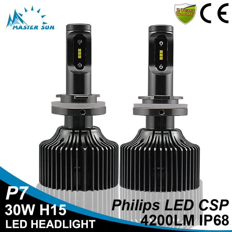 P7 30w 4200 lumen auto car h4 ledheadlight