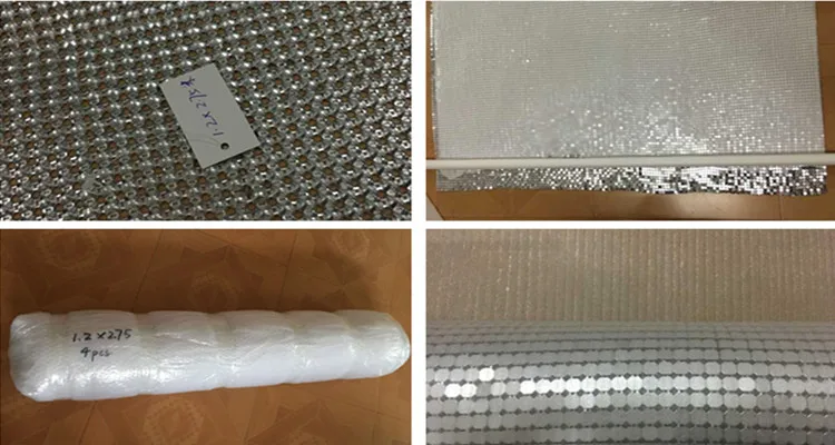 aluminum metallic decorative cloth