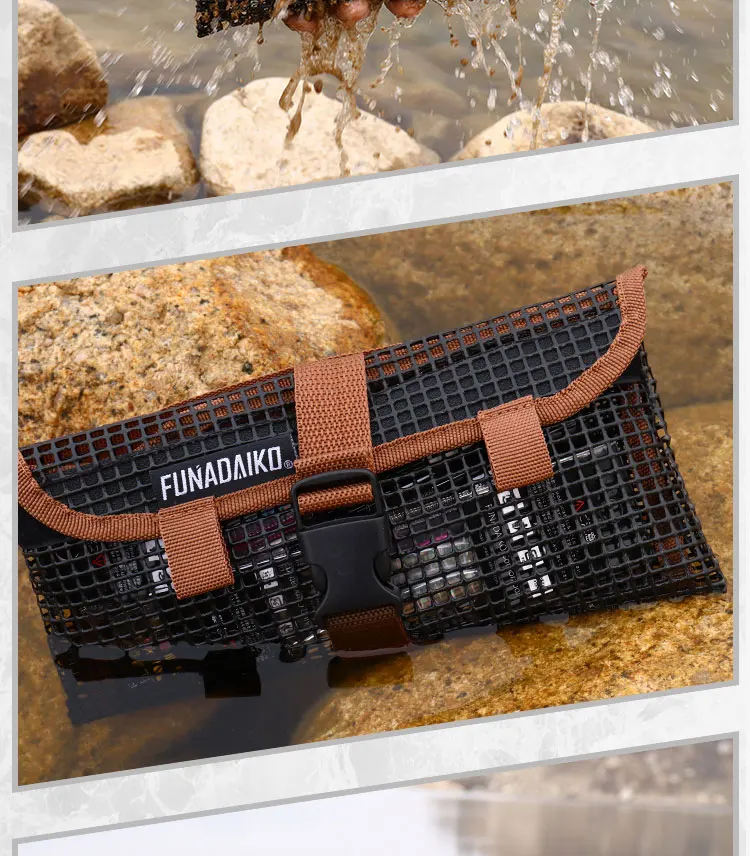 Funadaiko Portable Hollow Fishing Jig Bag Custom Fishing Lure Bags For