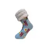 Custom Egg and Bacon fleece lined slipper socks