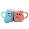 Factory OEM custom Valentine's Day present wedding giveaway ceramic gift porcelain love hug coffee mugs