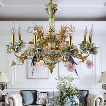 Luxe Franse Empire Keramische Verlichting Kroonluchter Moderne Met ... Luxe Franse Empire Keramische Verlichting Kroonluchter Moderne Met ...