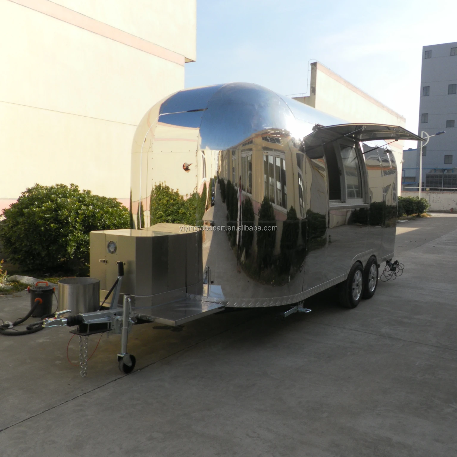 Yybt500 Yiying Airstream Stainless Steel Travel Camper Trailer For