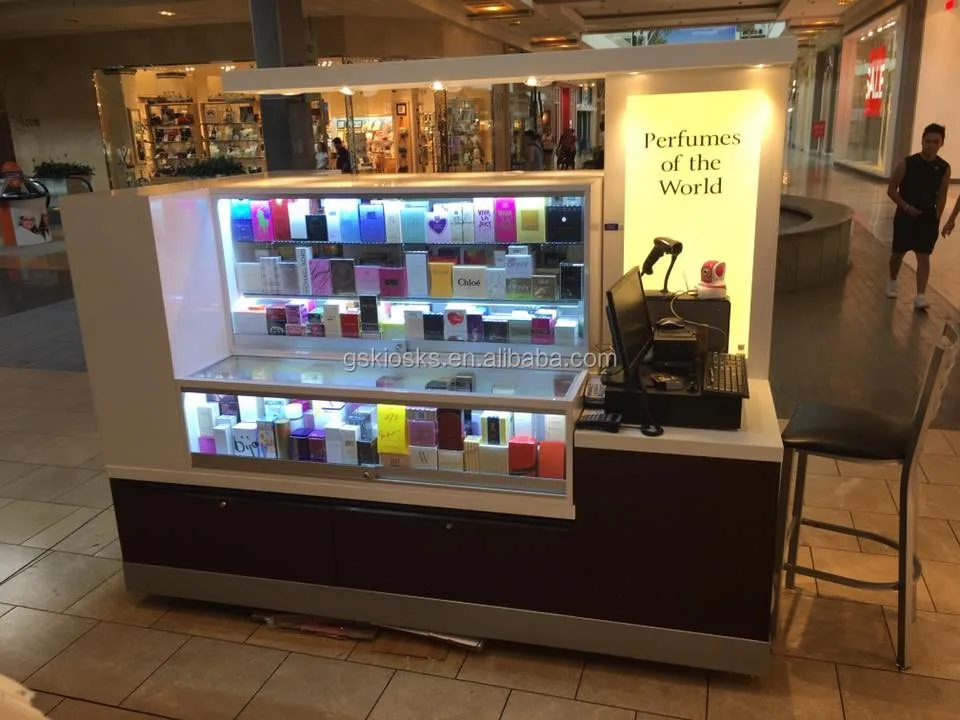 10*10ft Mall Perfume Display Showcase/ Display Showcase For Retail