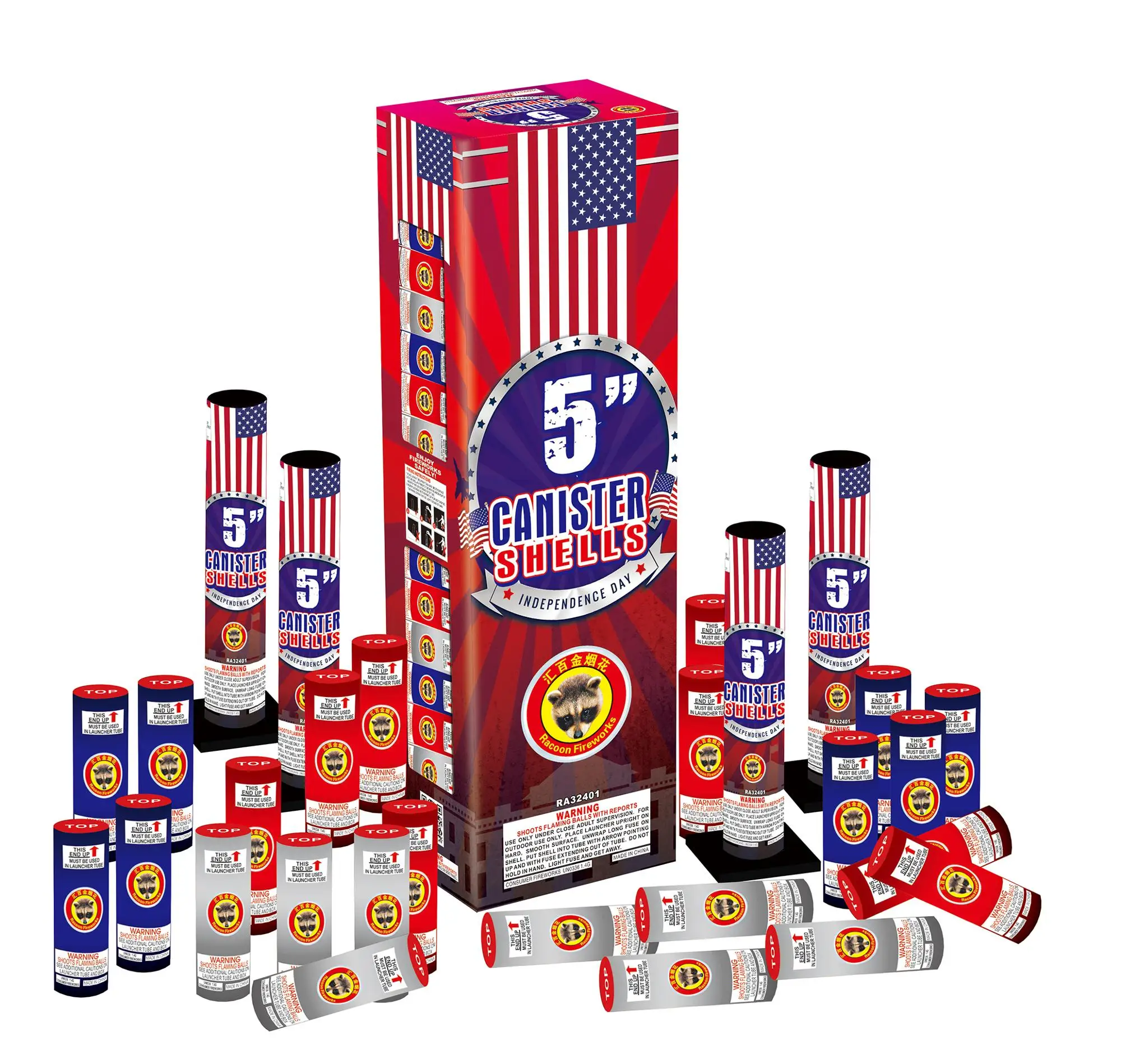 Hot Sale Ra32401 Xl 5-inch Canister Shells Fireworks Prices - Buy ...