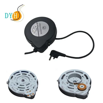 3 Pin Plug Retractable Plastic Power Electric Wire Reel Cable Roller ...