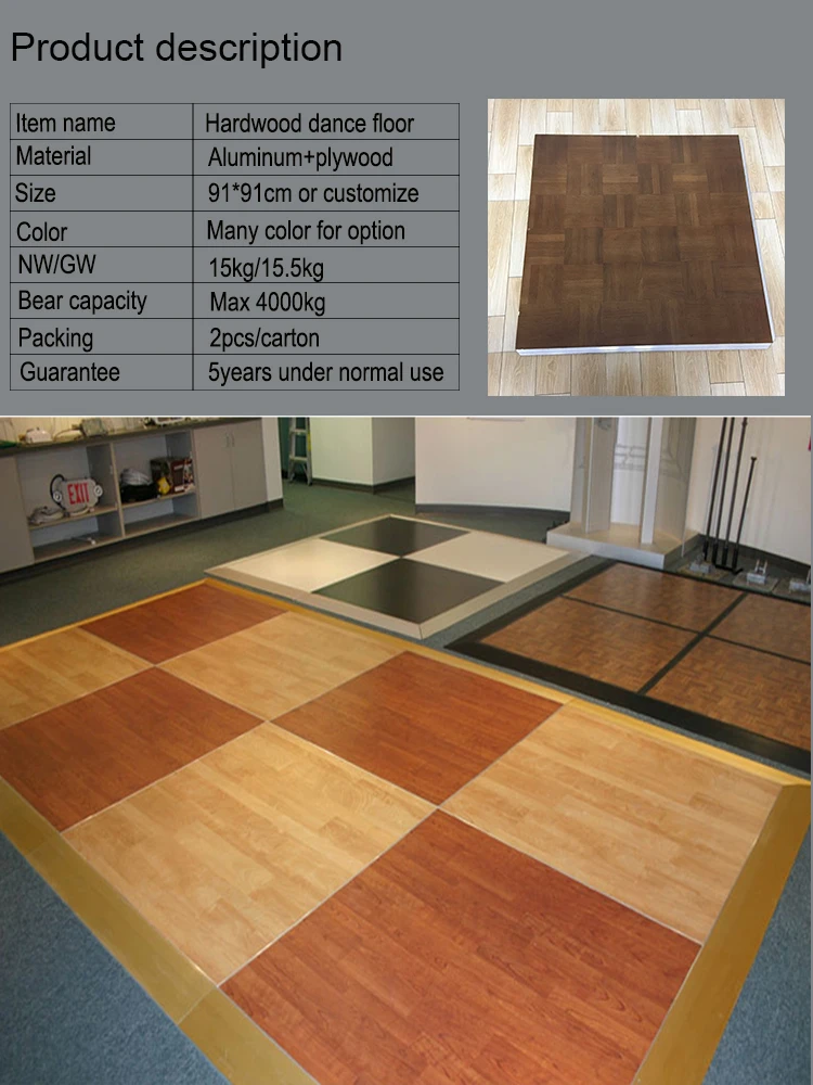YIJIN-DCF320 cheap teak wooden hotel used dance flooring for sale